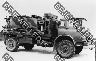 Großes Promo Negativ. 5" x 4". Bedford Militär Treibstoff Bowser LKW. #83