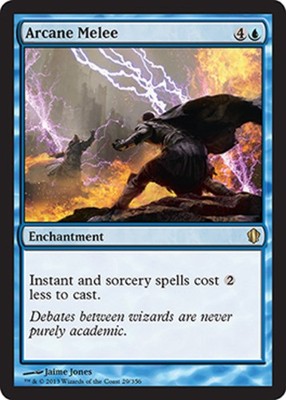 Slightly Played, English - 4 x MTG Arcane Melee Commander 2013