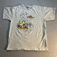 VTG 90s Looney Tunes Tweety Bird Graphic Shirt - Size Large L