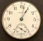 Antique 1909 Waltham Model 1907 Grade 161 Pocket Watch Movement Parts 0s 7j USA