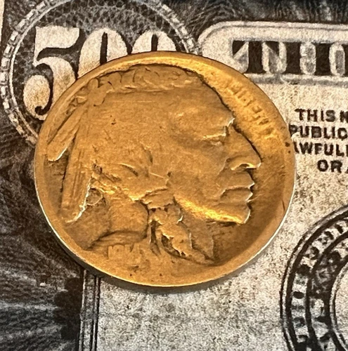 1914 S San Franciso Mint Buffalo Nickel -Full Datę- Combined Shipping