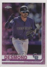 2019 Topps Chrome Pink Refractor Ian Desmond #113 1u6
