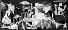 HandPainted Picaso Guernica Abstract Oil Painting Repro on Canvas Wall Art Decor