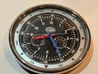 SPIRIT OF ST LOUIS 15" WALL CLOCK TEMP HUMIDITY GAUGE AVIATION MAN CAVE NEW BATT — photo 1