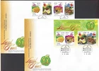 Hong Kong China 香港 2014 (2) FDC, LOCAL FOOD HK Malaysia Joint Issue, MS S/S 4v