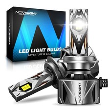 NOVSIGHT H7 LED Headlight Bulbs 240W 60000LM Canbus Error Free Hi/Low Beam 6500K
