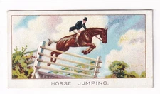 1925 Equestrian Card C. Sifton & "Confidence" 1912 International Horse Show