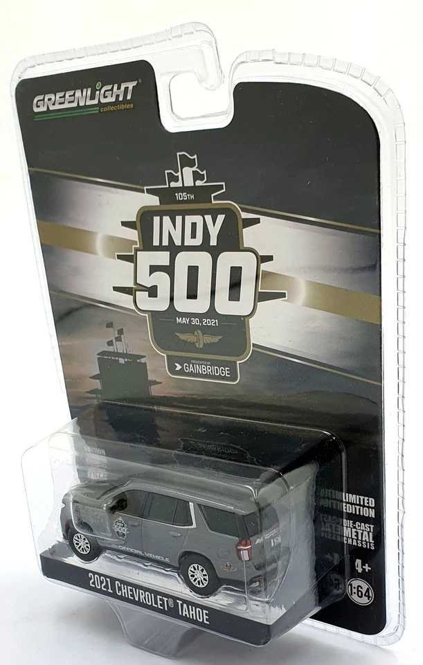 Camión Chevrolet Tahoe 2021 Greenlight escala 1/64 28080-E - gris Foto 3 de 4