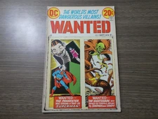 Wanted The Worlds Most Dangerous Villains 9 1973 DC Comics Nick Cardy Cover Art