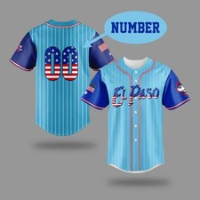 El Paso Chihuahuas Independence Day Baseball Jersey 2026