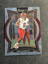 2024 NFL Panini Select Mike Sainristil Concourse Level Rookie Card #76. rookie card picture