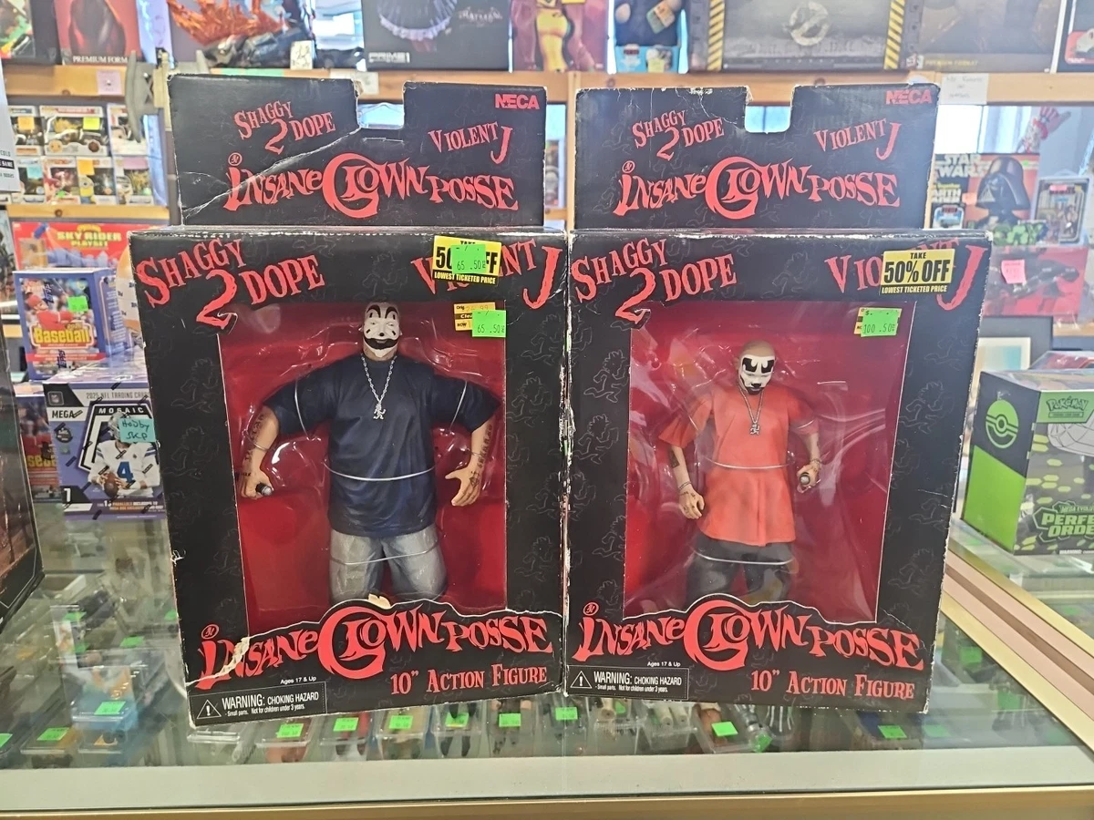 Insane Clown Posse NECA 2007 Violent J & Shaggy 2 Dope 10” Action