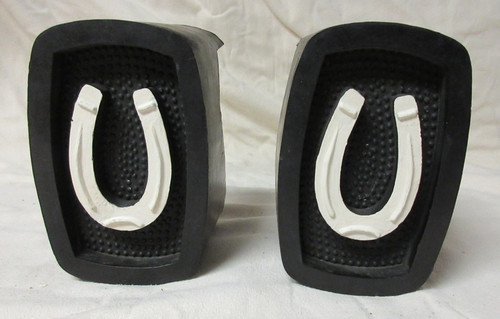 1964.5 1965 1966 Mustang Horseshoe Rear Bumper Bumperette Set NOS