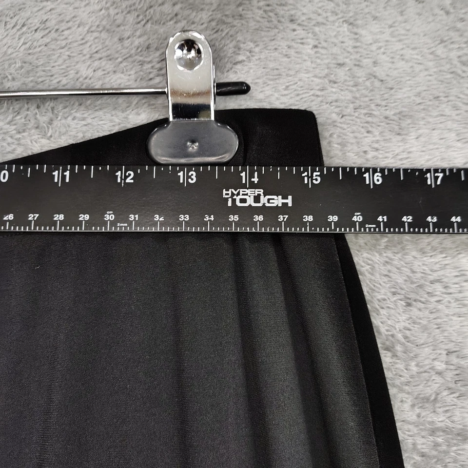 Maxi falda elástica negra para mujer Chico’s talla 1 (M/8) Foto 4 de 4