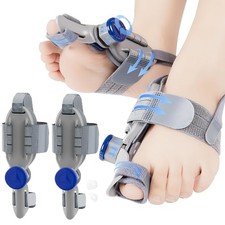 2x Bunion Fix Toe Valgus Corrector Big Toe Straightener Adjustable for Men Women