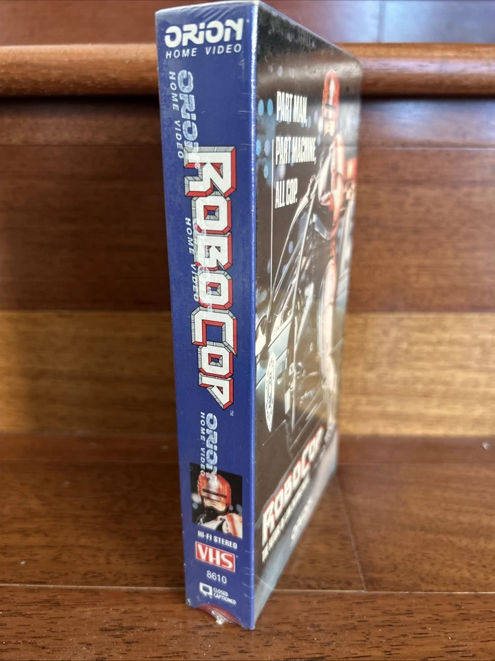 Robocop Sealed (VHS, 1987) SciFi Action Movie Orion Home Video EP Red Top Tape - Image 3 of 4