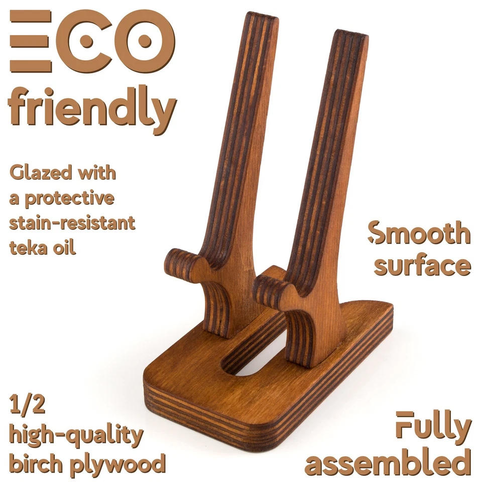 Rostmary Wooden Cell Phone Holder Tablet Stand for Desktop – Ideal for iPhone... - Image 3 of 4
