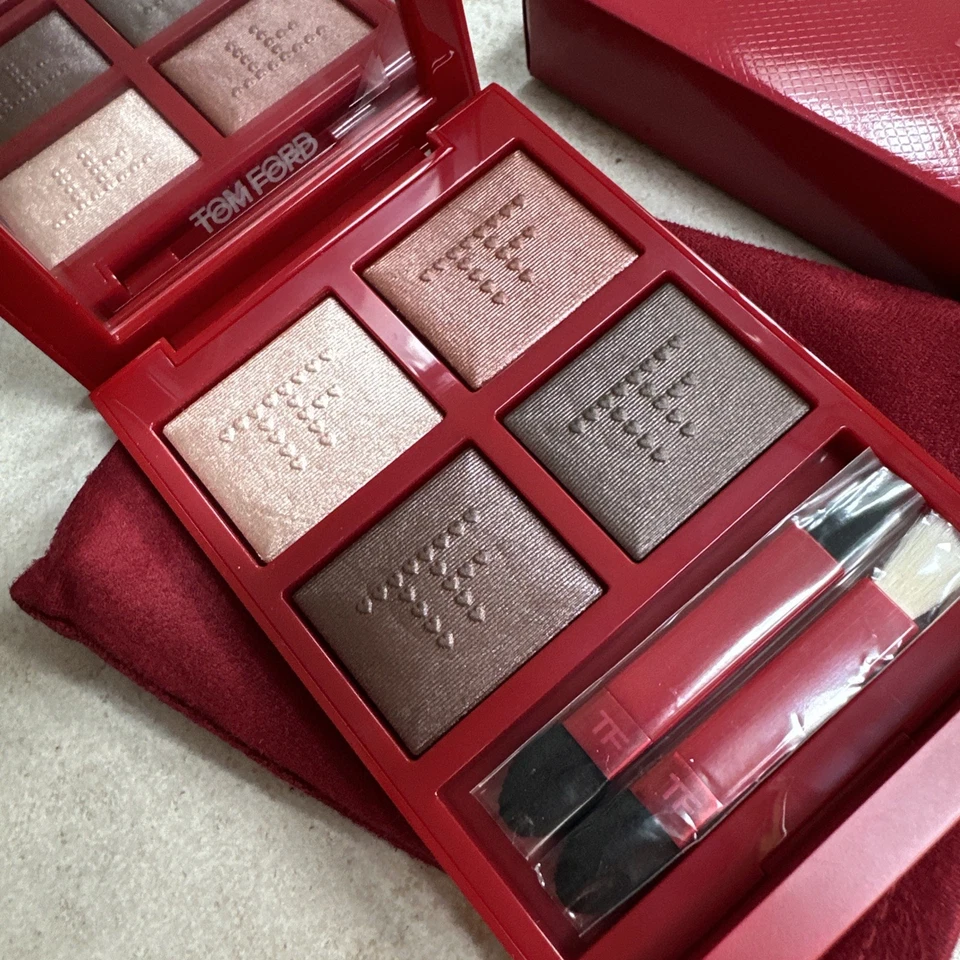 Paleta cuádruple color ojos Tom Ford #03 carrocería calor nueva en caja Foto 3 de 4