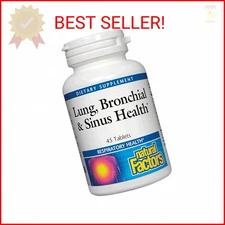 Lung, Bronchial & Sinus Health by Natural Factors, Natural Supplement for Respir