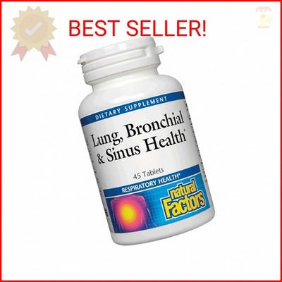 Lung, Bronchial & Sinus Health by Natural Factors, Natural Supplement for Respir