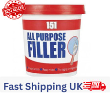 151 All Purpose Filler White Smooth Tub Ready Mixed for Interior & Exterior 600g