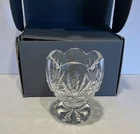 Vintage Waterford Ireland Crystal Votive Candleholder Heavy Lovely