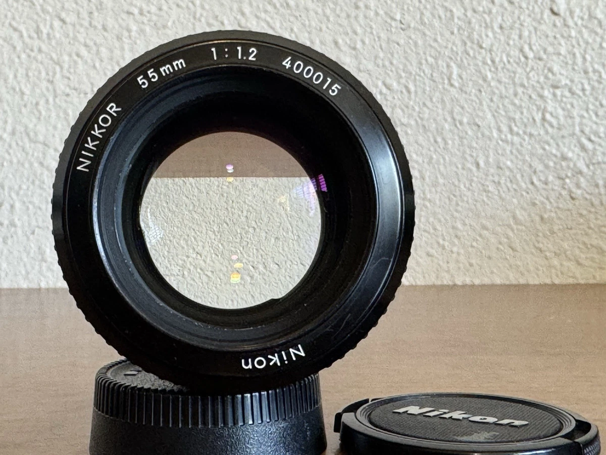 Nikon NIKKOR f/1.2 Camera Lenses 55mm Focal for sale | eBay