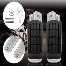 1 Pair Motorcycle Motorbike Foot Pegs Pedals Front Footrest Foot Pedals Universa
