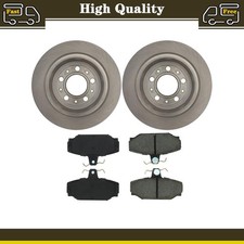 Rear Brake Pads Set & Disc Rotors Fits 1997 Volvo S90 V90 1998 Volvo S90 V90