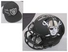 Lester Hayes Signed Autographed Raiders custom Riddell mini helmet JSA PLUS CAP