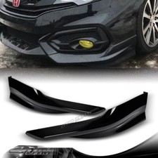For 2014-2015 Honda Civic Coupe Hfp-style Painted Black Front Bumper Spoiler Lip