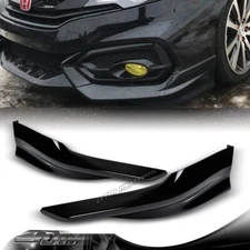 For 2014-2015 Honda Civic Coupe HFP-Style Painted Black Front Bumper Spoiler Lip
