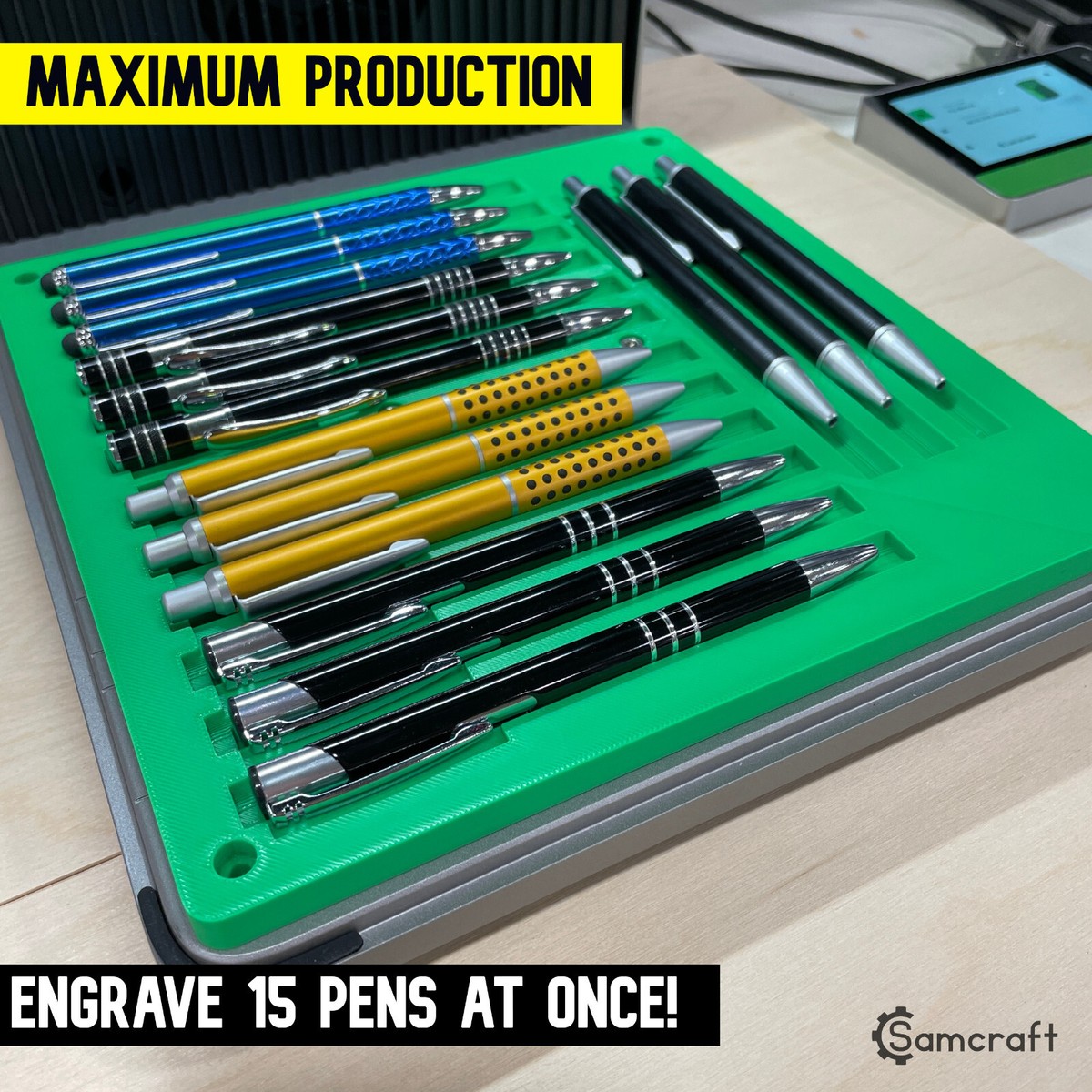 xTool F1 Ultra Pen Jig | Fiber Laser Engraving Accessory & XCS