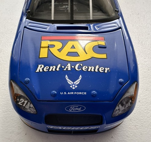 2004 RICKY RUDD RENT-A-CENTER FORD TAURUS TEAM CALIBUR PIT STOP NASCAR DIEAST - Picture 2 of 17