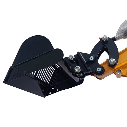 DE STOCK 600mm Felsen Boden Screening Sand Bucket Attachment für Mini-Bagger - Bild 2 von 6