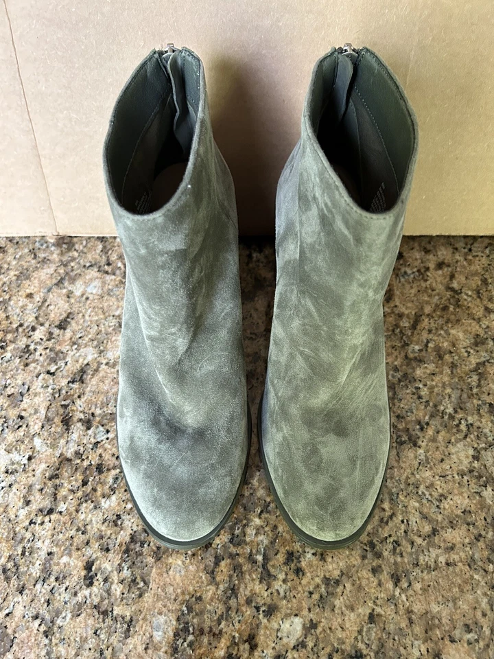Espléndido botín de moda para mujer Magnolia en oliva, talla 8 Foto 2 de 4