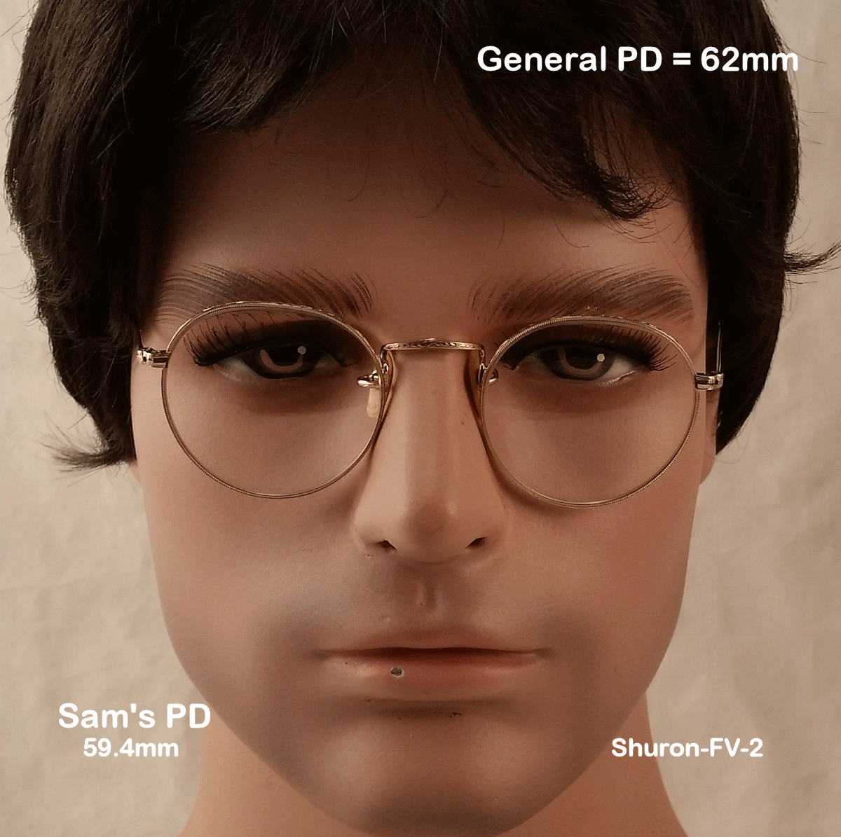 【1960’s】 Shuron \"decorated Sirmont\" Vintage 1960's American Optical 