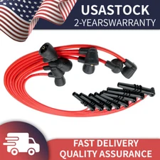 Set Of 8 Spark Plug Wires For 1996-1999 Ford F-150 F-250 Lincoln Mercury V8 4.6L