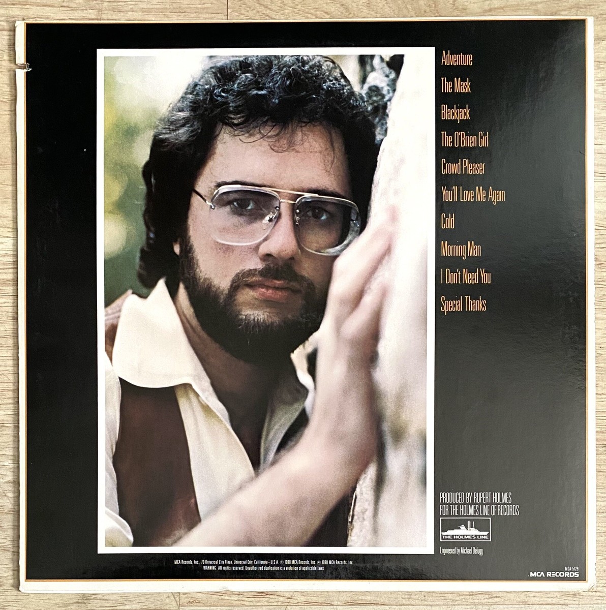 RUPERT HOLMES ADVENTURES LP Vinyl Record 1980 MCA VG++ | eBay
