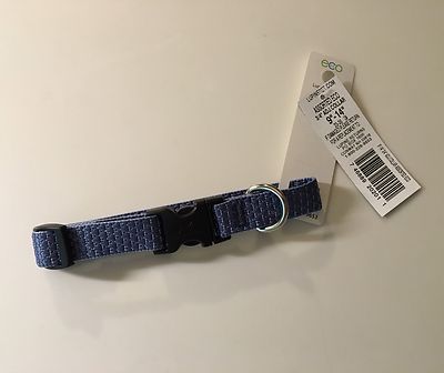 LUPINE ECO 3/4'' Adjustable Dog Collar 9''-14'' M Medium - Mountain Lake Blue