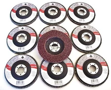 50 GOLIATH INDUSTRIAL 4-1/2" FLAP DISCS 36 GRIT FD41236 ANGLE GRINDER WHEEL 4.5"