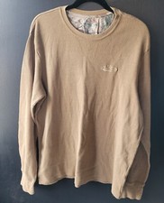 REALTREE Thermal Long Sleeve Shirt Tan Brown Size XLARGE Team Realtree Gift