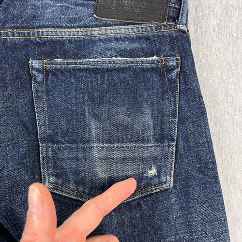Fabric Brand & Co. Selvedge Slim Jeans Mens 31x34 Blue Denim Mace Made In Japan - Bild 12 von 24