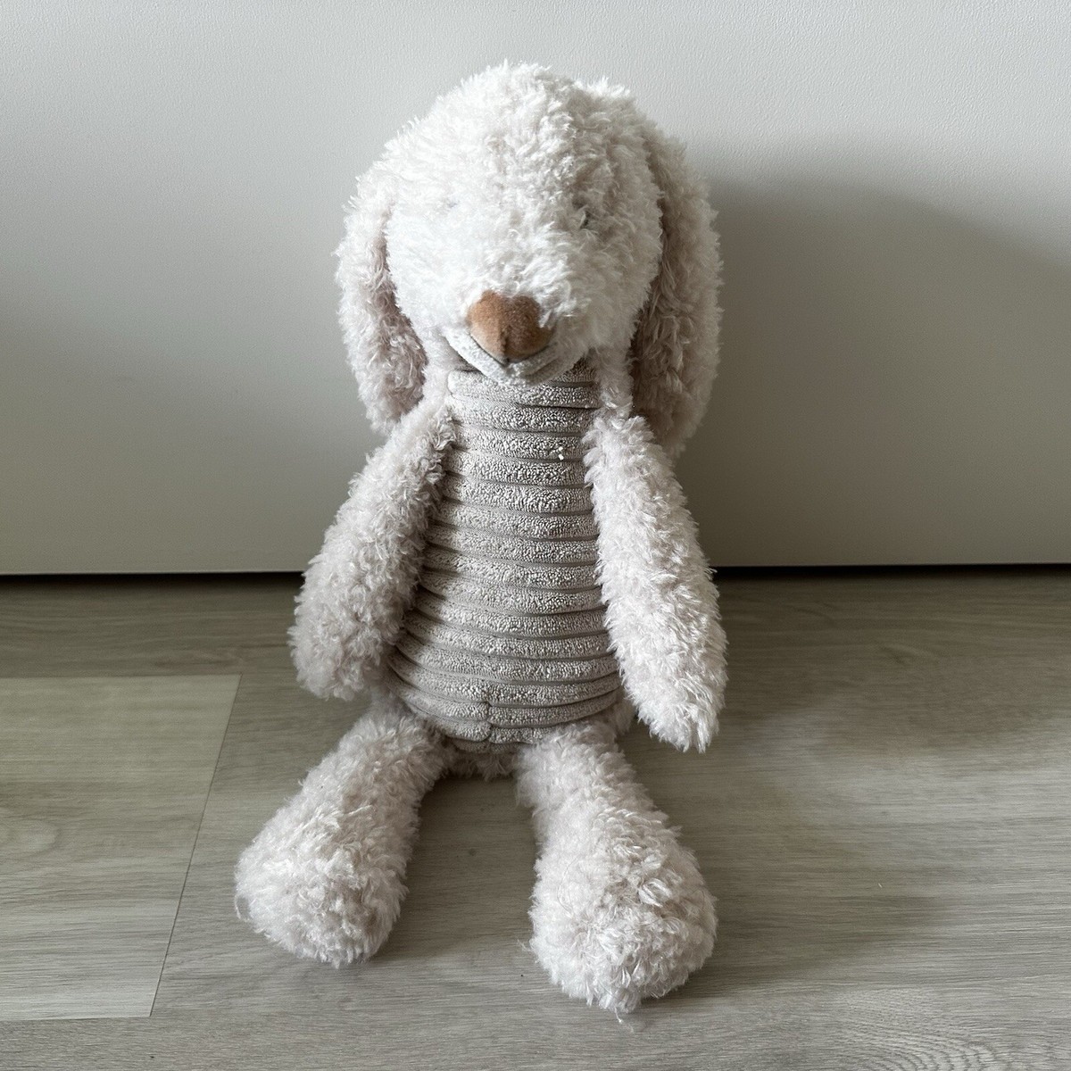 Jellycat Wurly Bunny Creme Plush WUR2B - Rare & Retired Collection