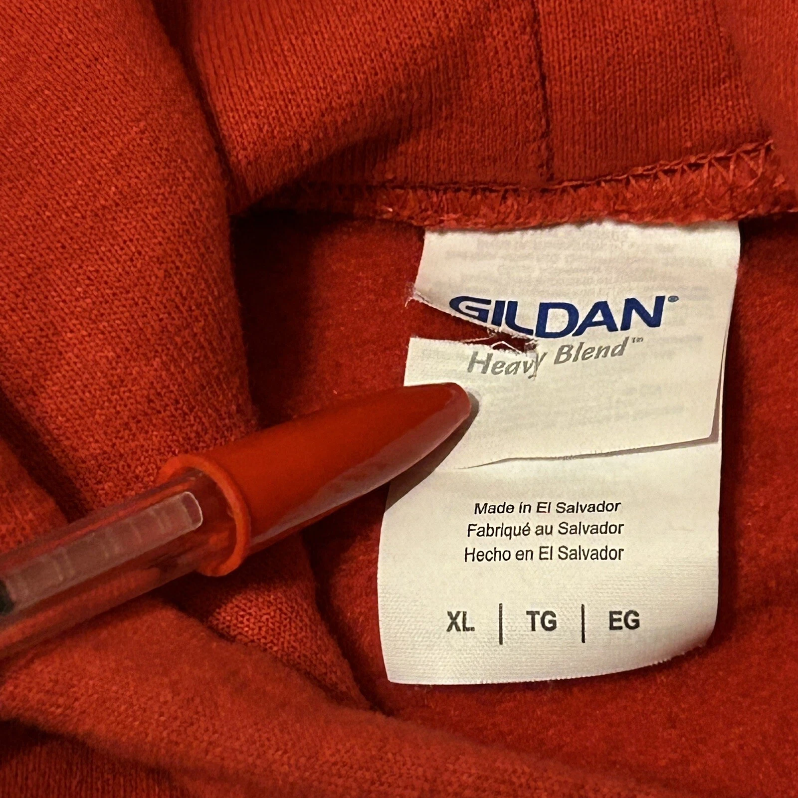 VETEMENTS Felpa con cappuccio Georgia da uomo taglia XL The Peach State USA Dadcore abbigliamento da lavoro Gildan