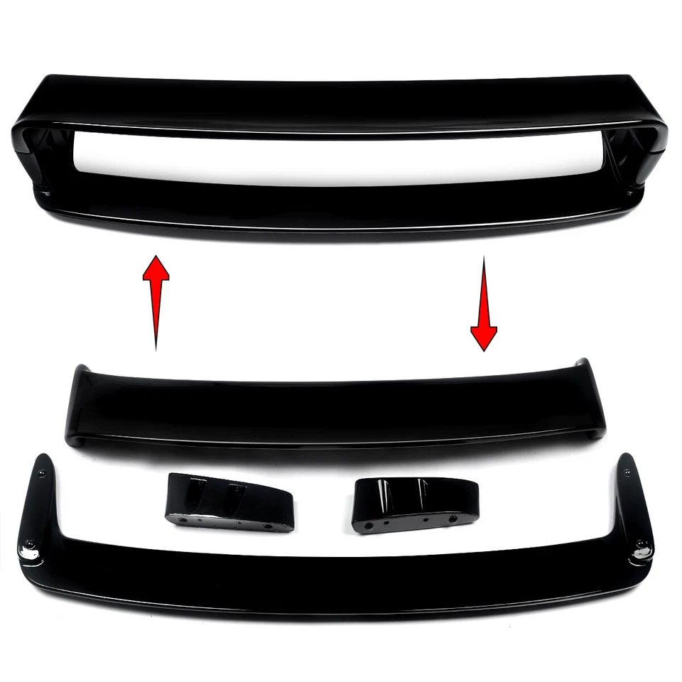 For 1992-1999 BMW E36 M3 LTW GT High Style Rear Trunk Spoiler Wing Glossy Black Foto 2 de 4