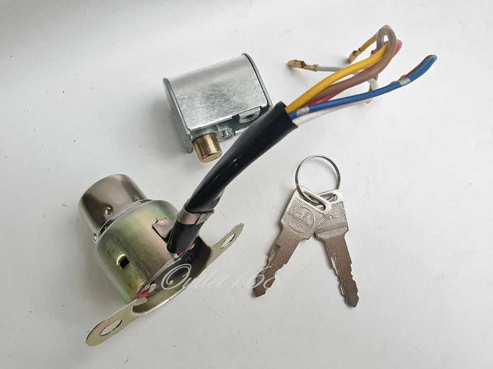 Honda 90 CM90 CM91 CT90 CT200 CD105 C102 Light Ignition Switch Set Steering Lock - Image 4 of 4