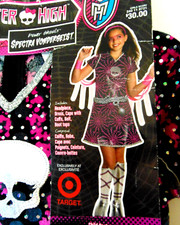 Monster High Spectra Vondergeist Child's Costume Large 12-14 Includes 5 pieces