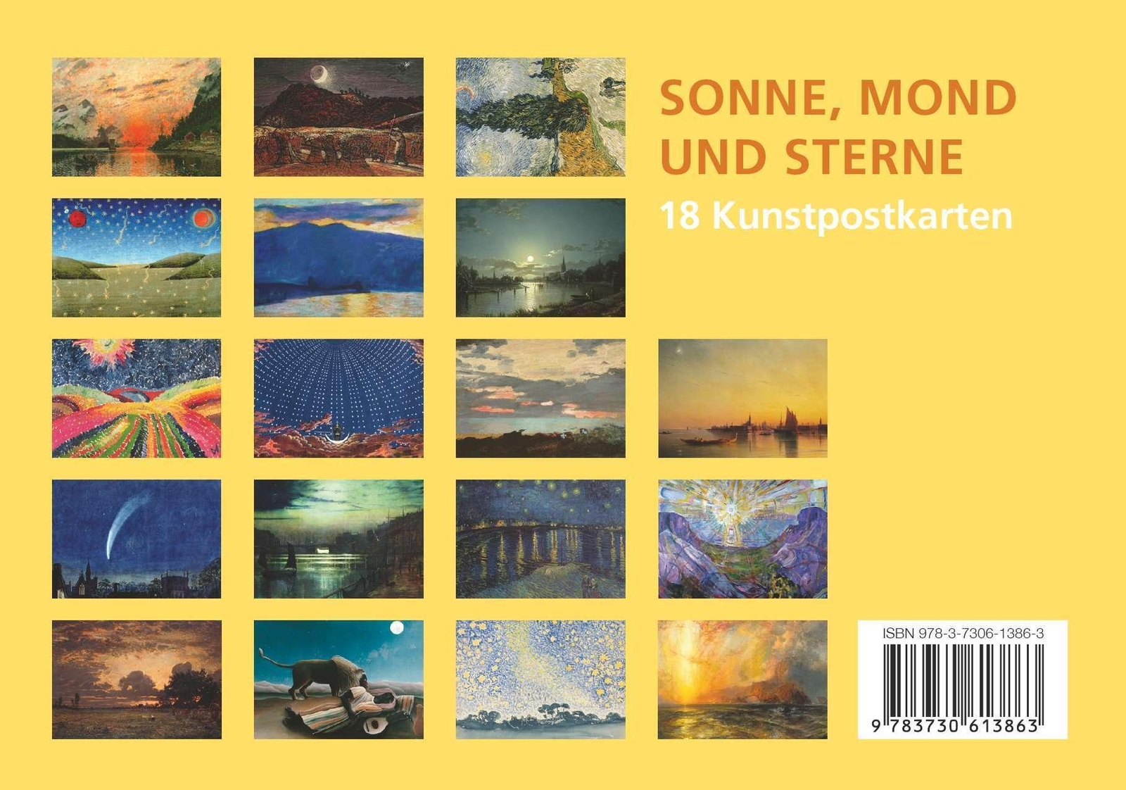 Thumbnail - Postkarten-set Sonne, Mond Und Sterne | Anaconda Verlag | Taschenbuch
