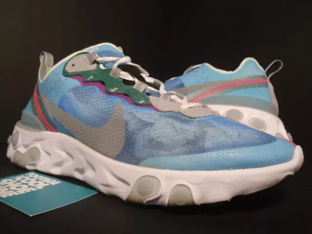 Verzoenen Mathis Schatting NIKE REACT ELEMENT 87 ROYAL TINT BLUE GREY OFF WHITE ACRONYM KL AQ1090-400  8.5 | eBay